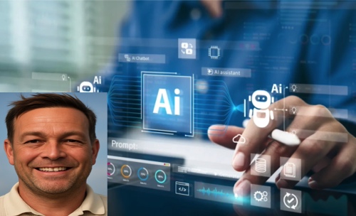 Founder helping a UK small business adopt AI